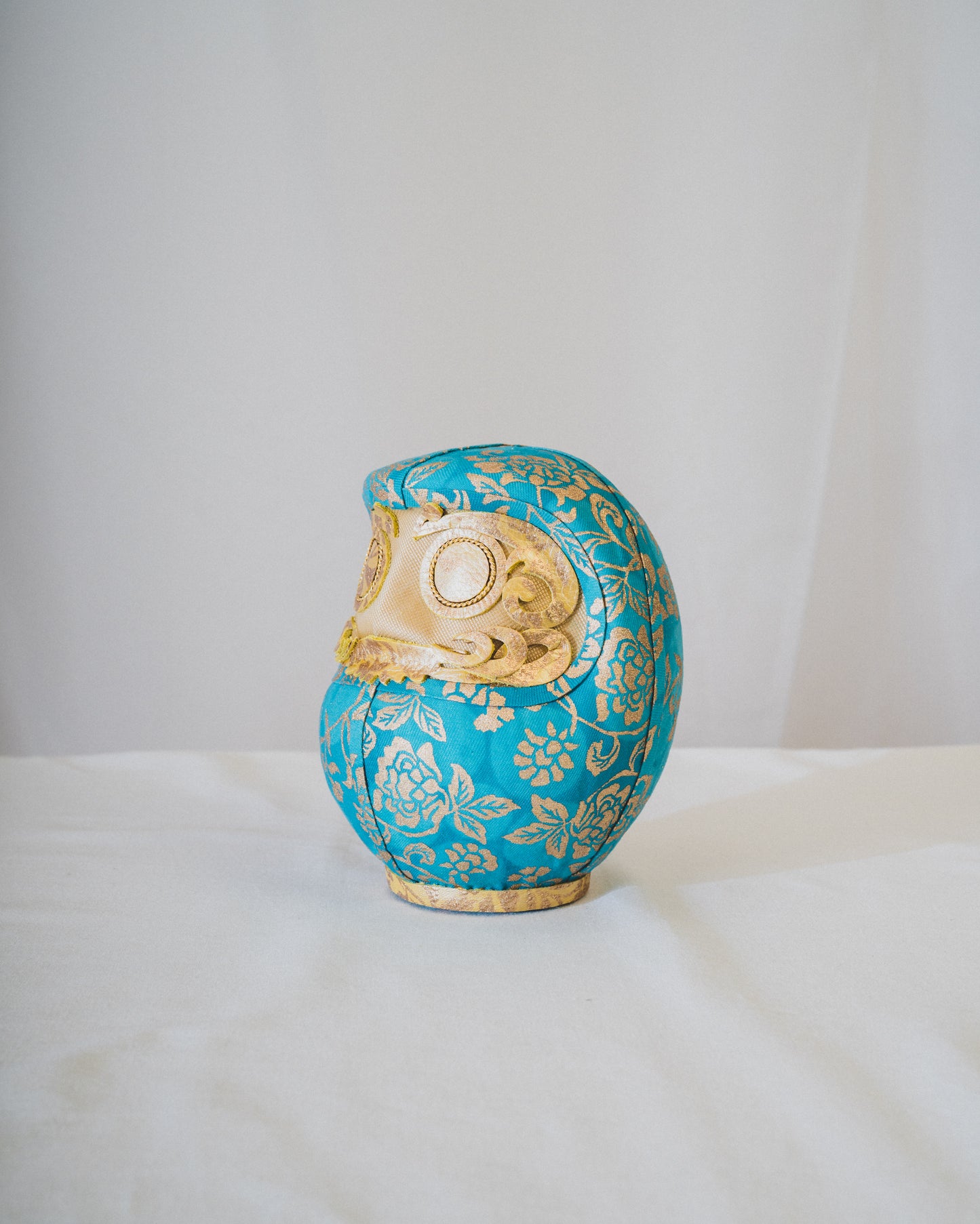 KYOTO DENIM DARUMA mini (turquoise blue)