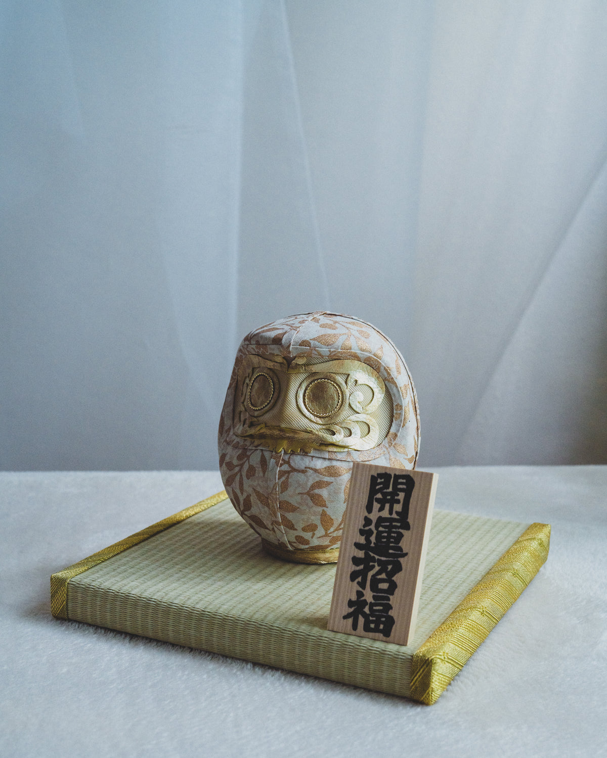 KYOTO DARUMA mini Gift Set | Daruma, Tatami & Wooden Wish Plaque
