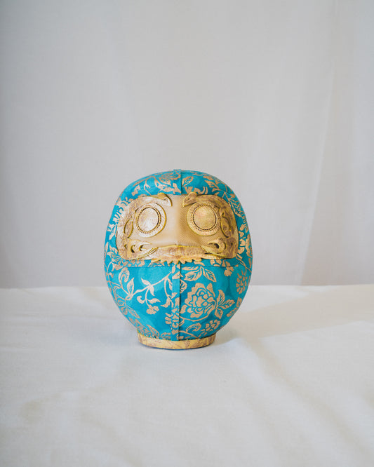 KYOTO DENIM DARUMA mini （turquoise blue）