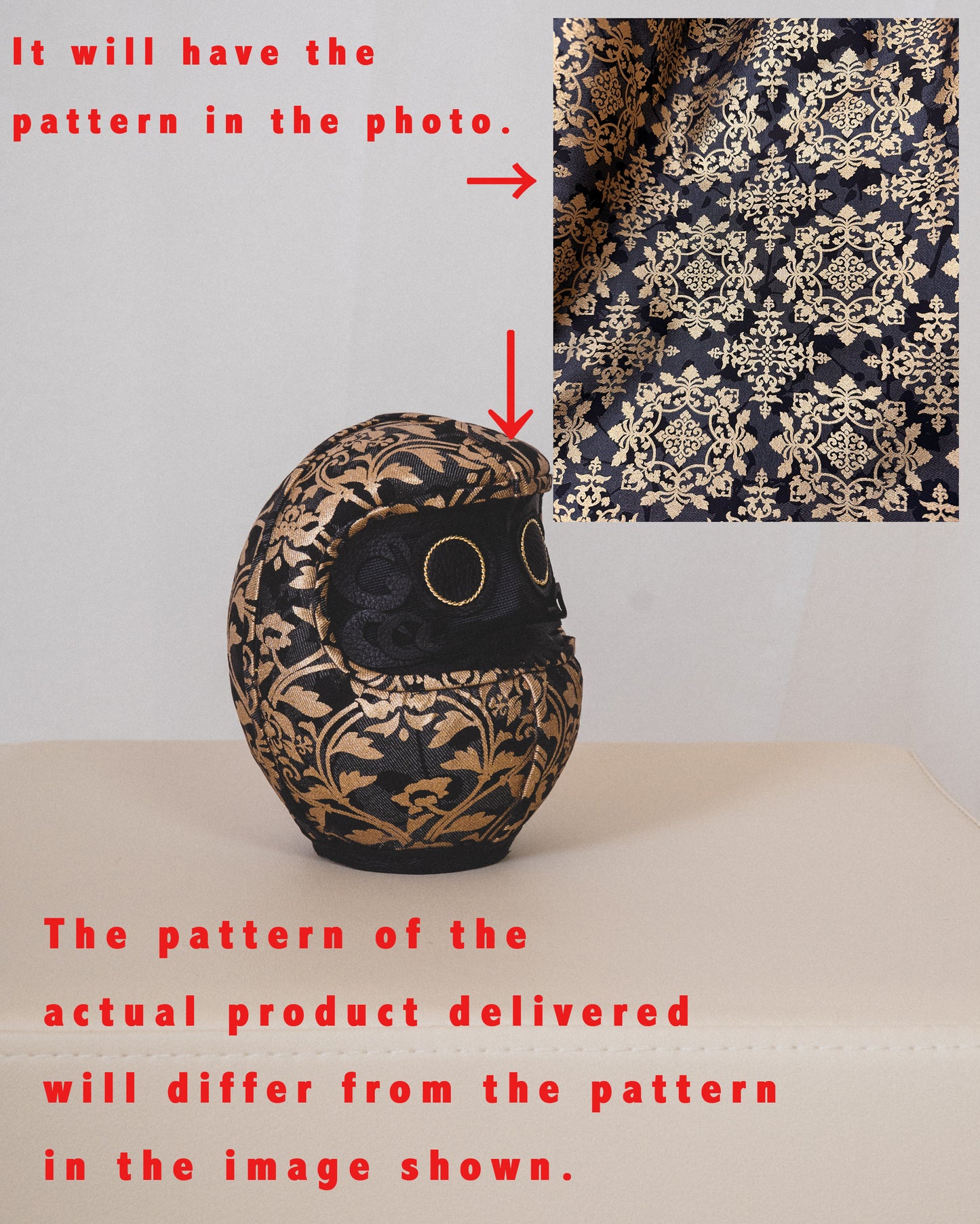 KYOTO DENIM DARUMA mini (Black)