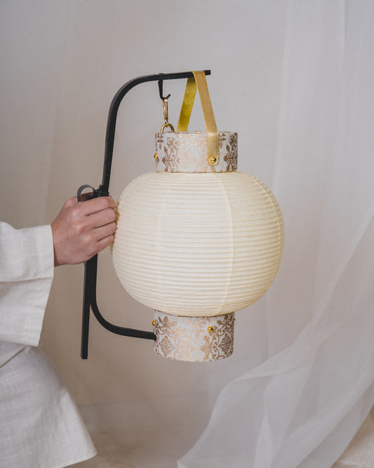 Time-honored Japanese Lanterns(White gold）