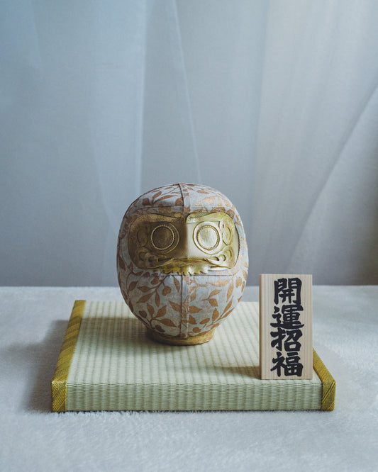 KYOTO DARUMA mini Gift Set | Daruma, Tatami & Wooden Wish Plaque
