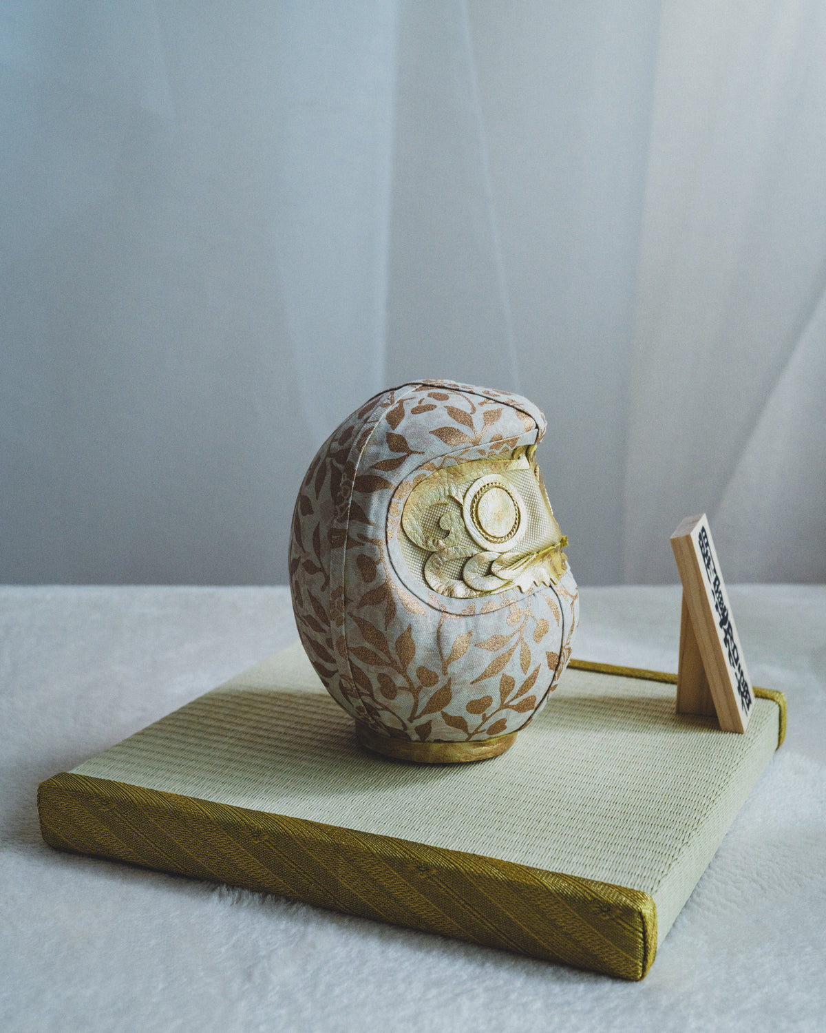 KYOTO DARUMA mini Gift Set | Daruma, Tatami & Wooden Wish Plaque