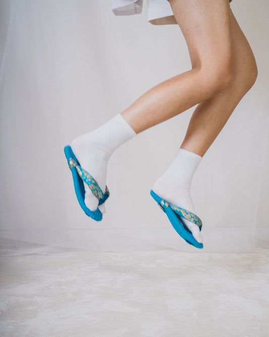 Fluffy Fabric Zōri  01 （size24㎝）