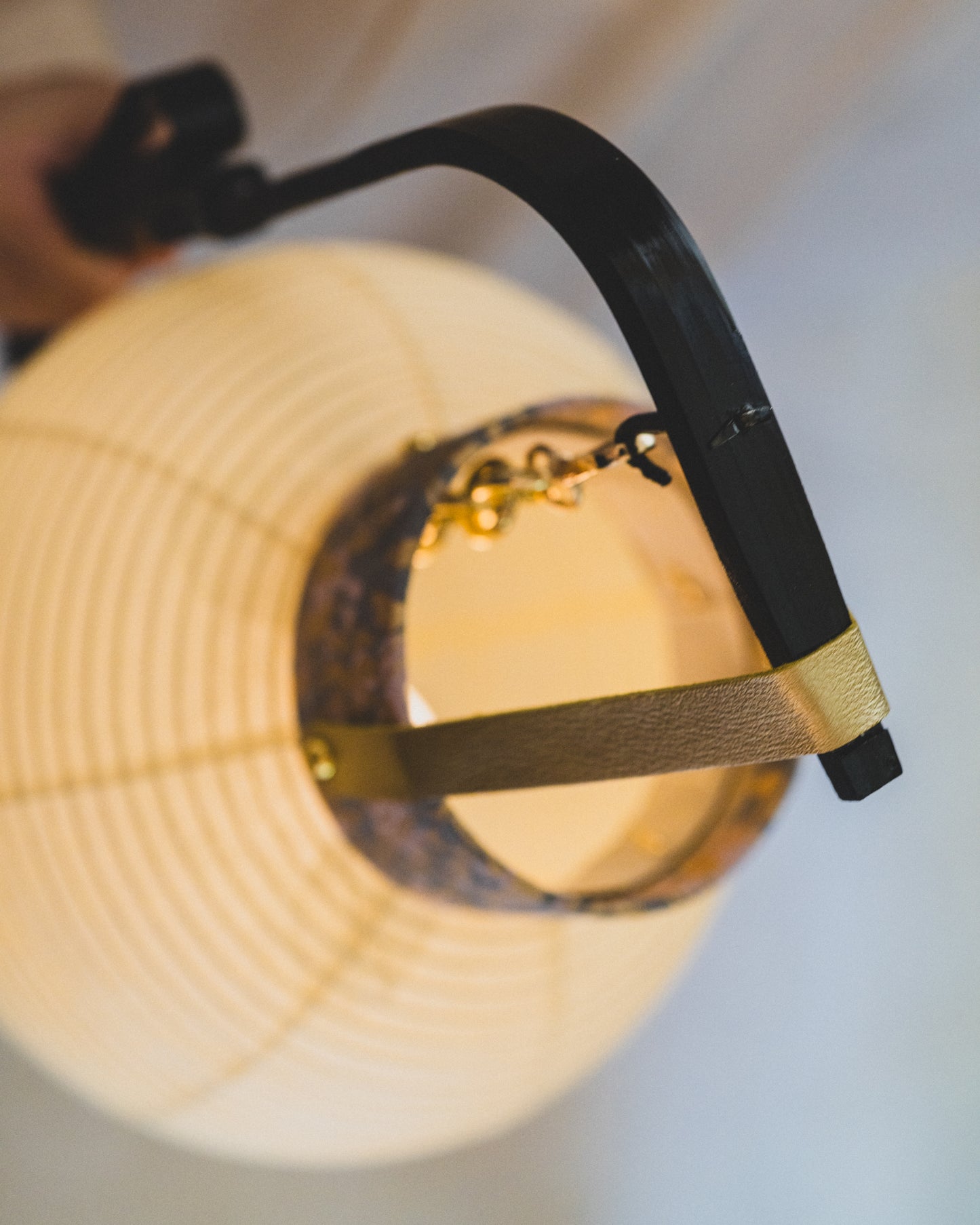 Time-honored Japanese Lanterns(gray pink gold）