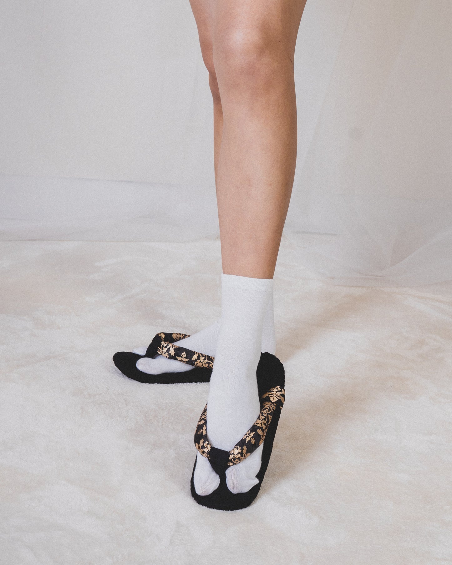 Fluffy Fabric Zōri  02 （size26㎝）