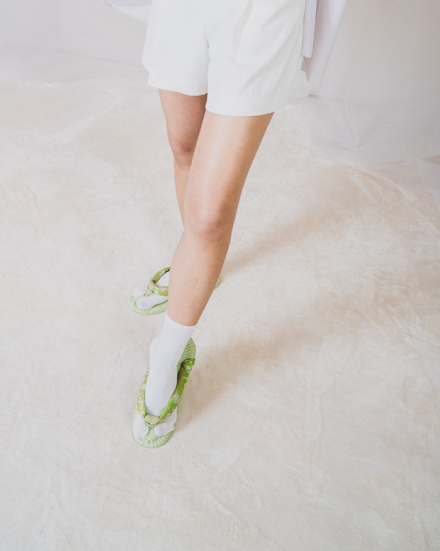 Fluffy Fabric Zōri  04 （size26㎝）