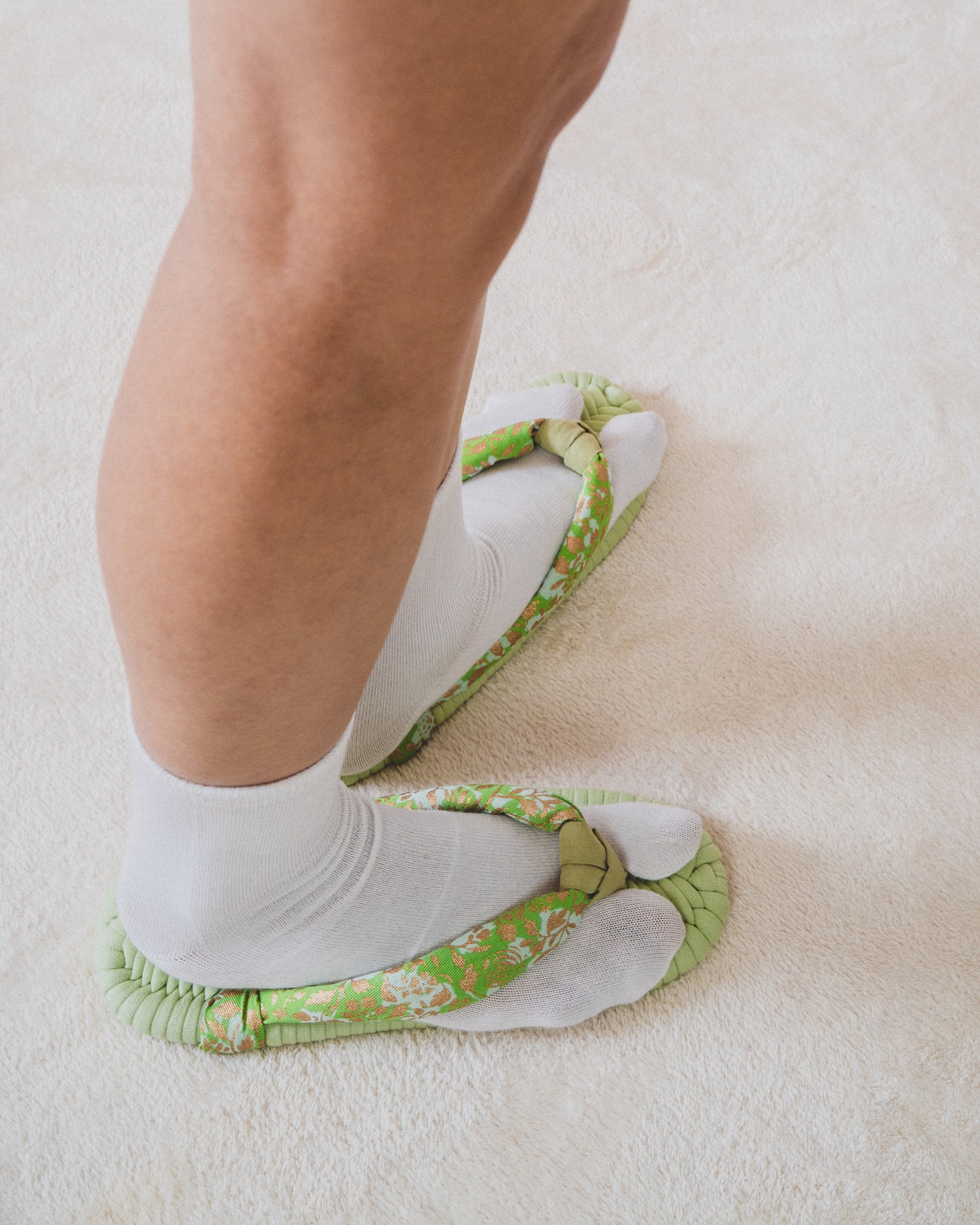 Fluffy Fabric Zōri  04 （size26㎝）